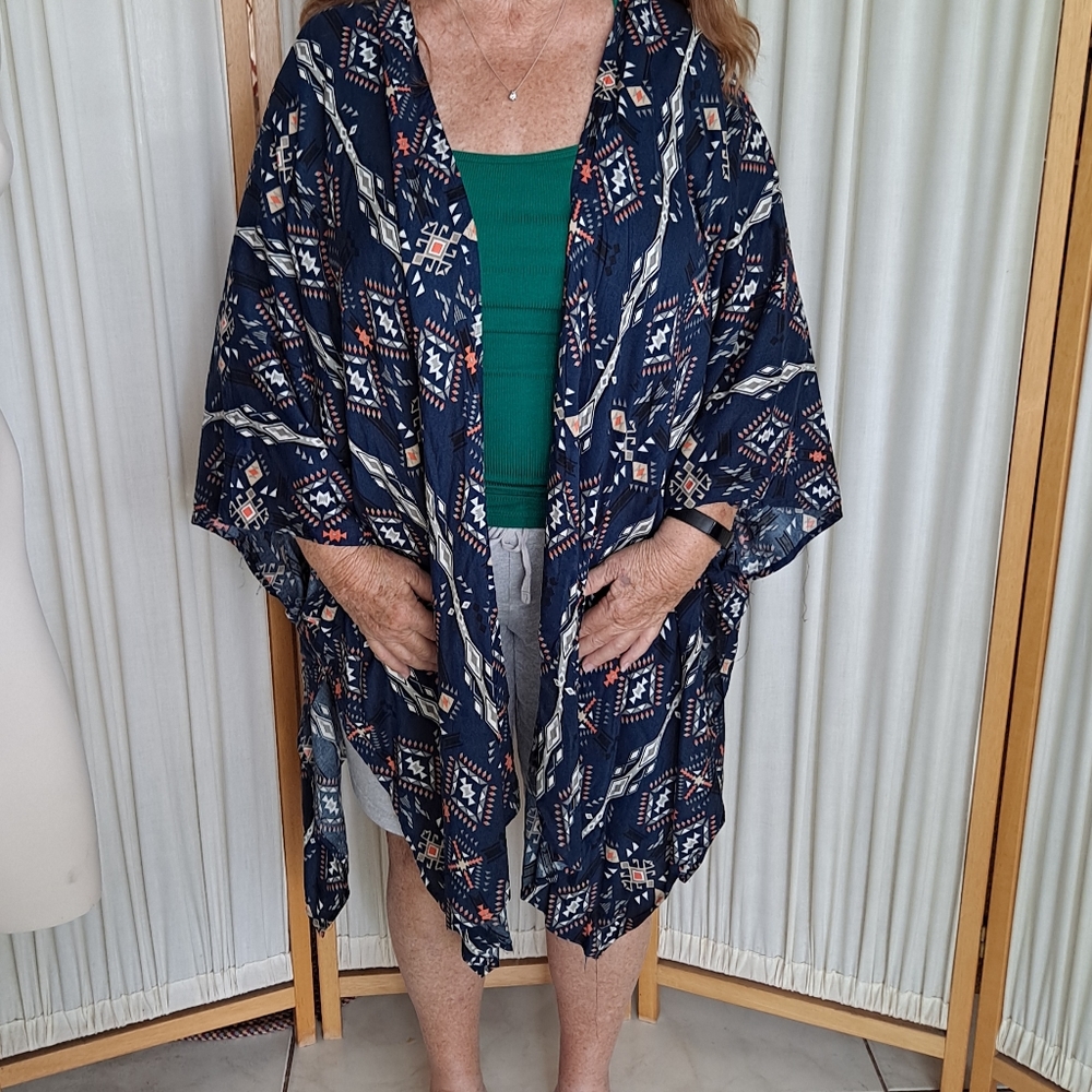 French Laundry beach cover up/cape 3x